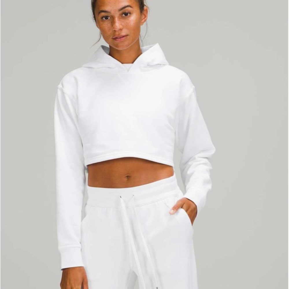 Lululemon all yours cropped hoodie.